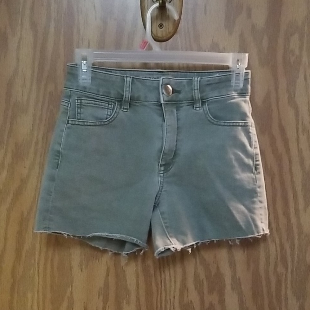 Olive green shorts